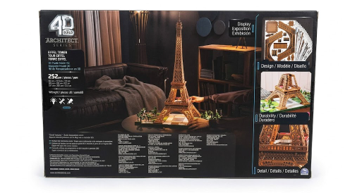 4D Build 3D puzzle model kits KPop Demon Hunters, Eiffel Tower and Mercedes F1 - view 6