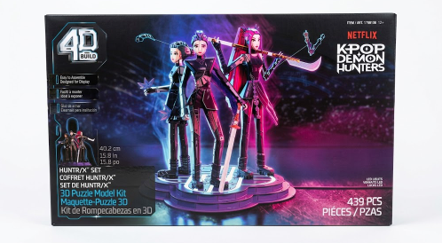 4D Build 3D puzzle model kits KPop Demon Hunters, Eiffel Tower and Mercedes F1 - view 9