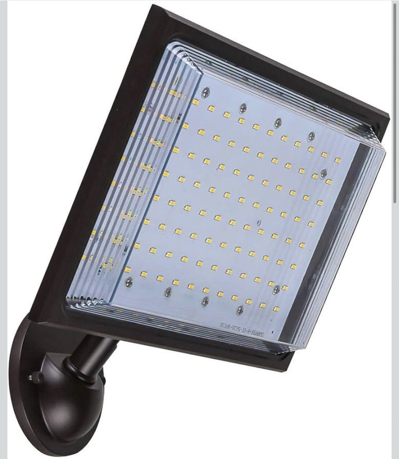 Commercial Electric 46W LED Outdoor Flood Light Bronze Dusk to Dawn 5200 Lumens0