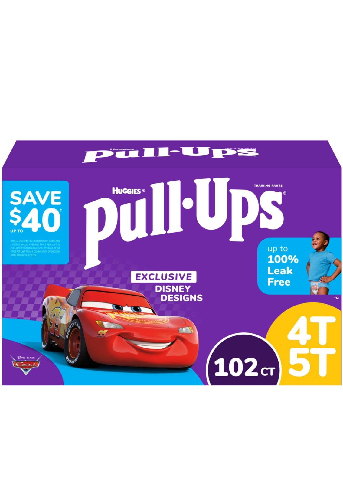 Huggies Pull-Ups Training Pants for Boys, 4T-5T 38-50 Pounds (102 Count)0