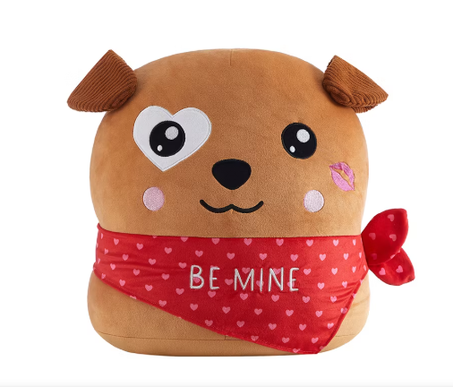 Cuddle Crew Valentine’s Day Puppy Plush 16” Super Soft Smooshies Stuffed Animal1