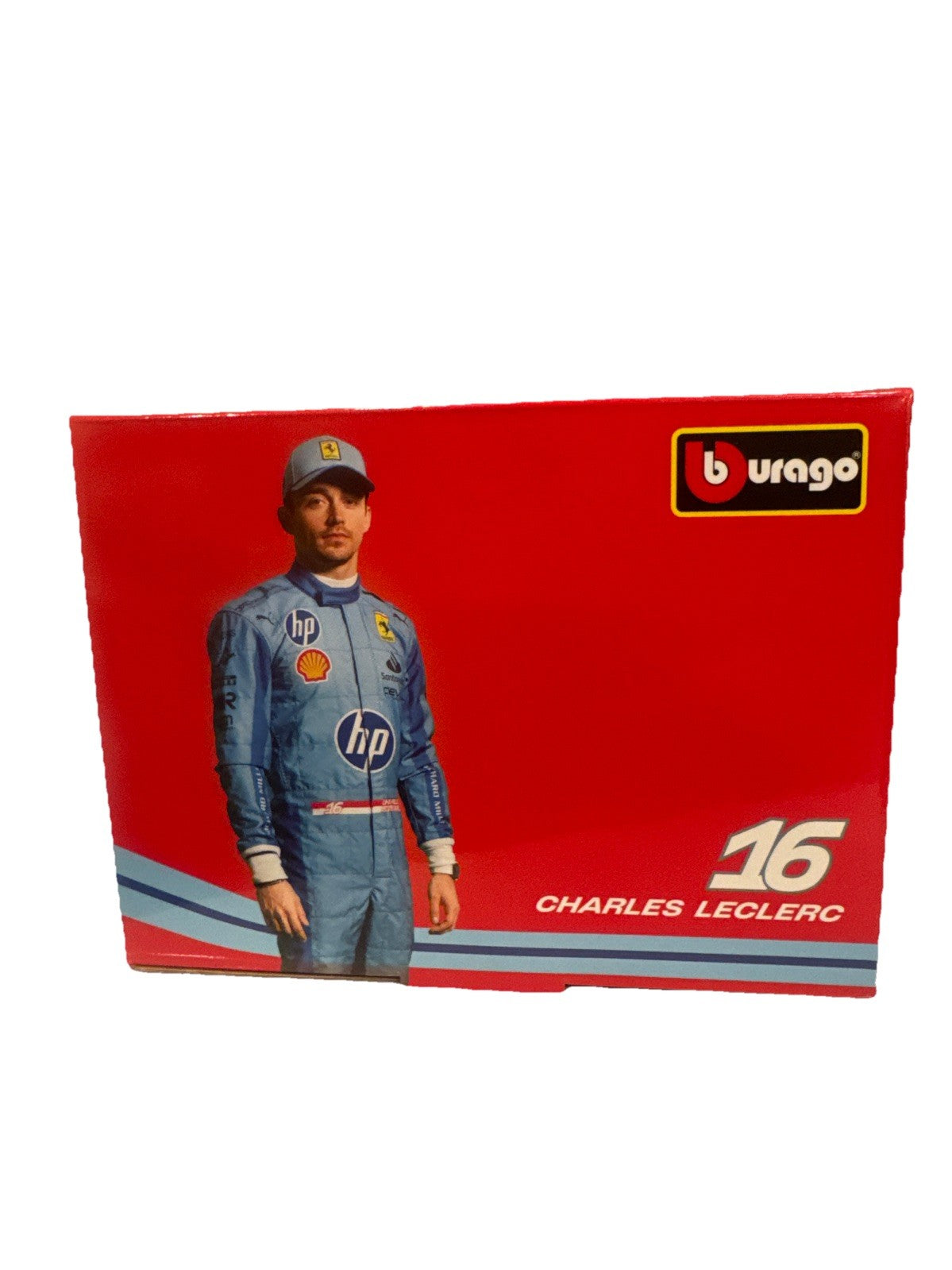 Bburago Ferrari F1 1:18 Charles Leclerc Miami GP 2024 Diecast Model Car 4