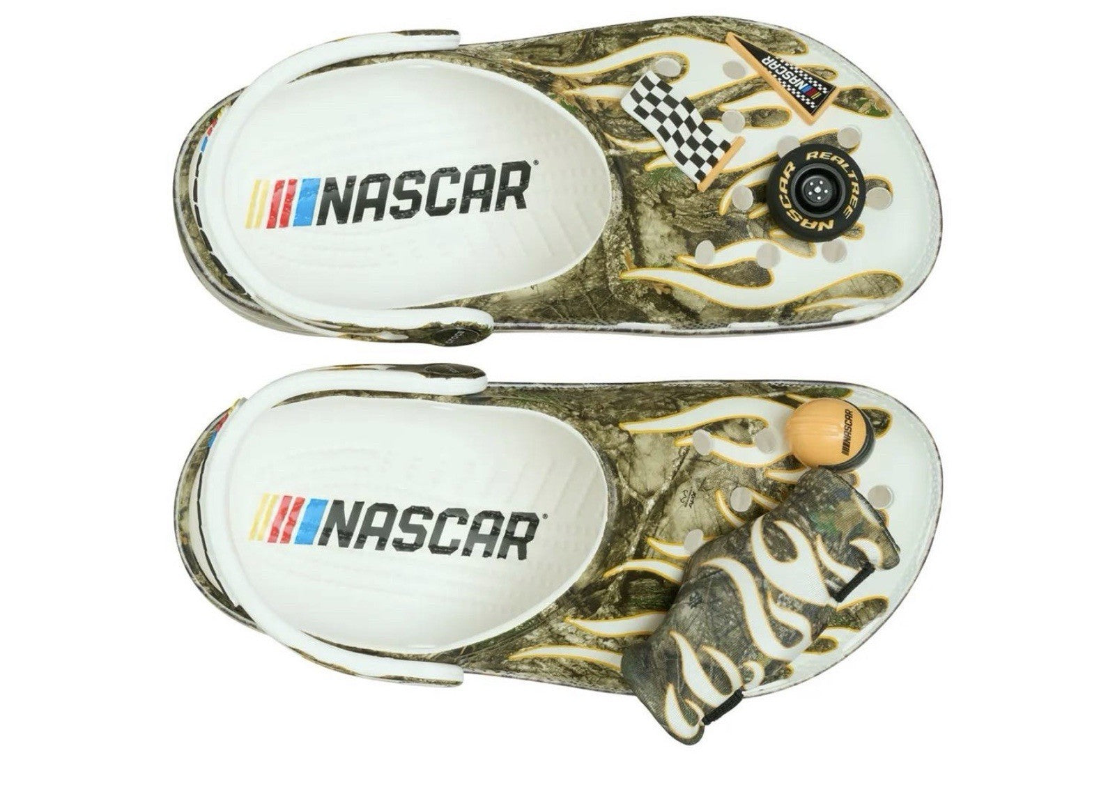 Crocs NASCAR Realtree Clog Camouflage Unisex US M9 W11 New with Tags Charms1