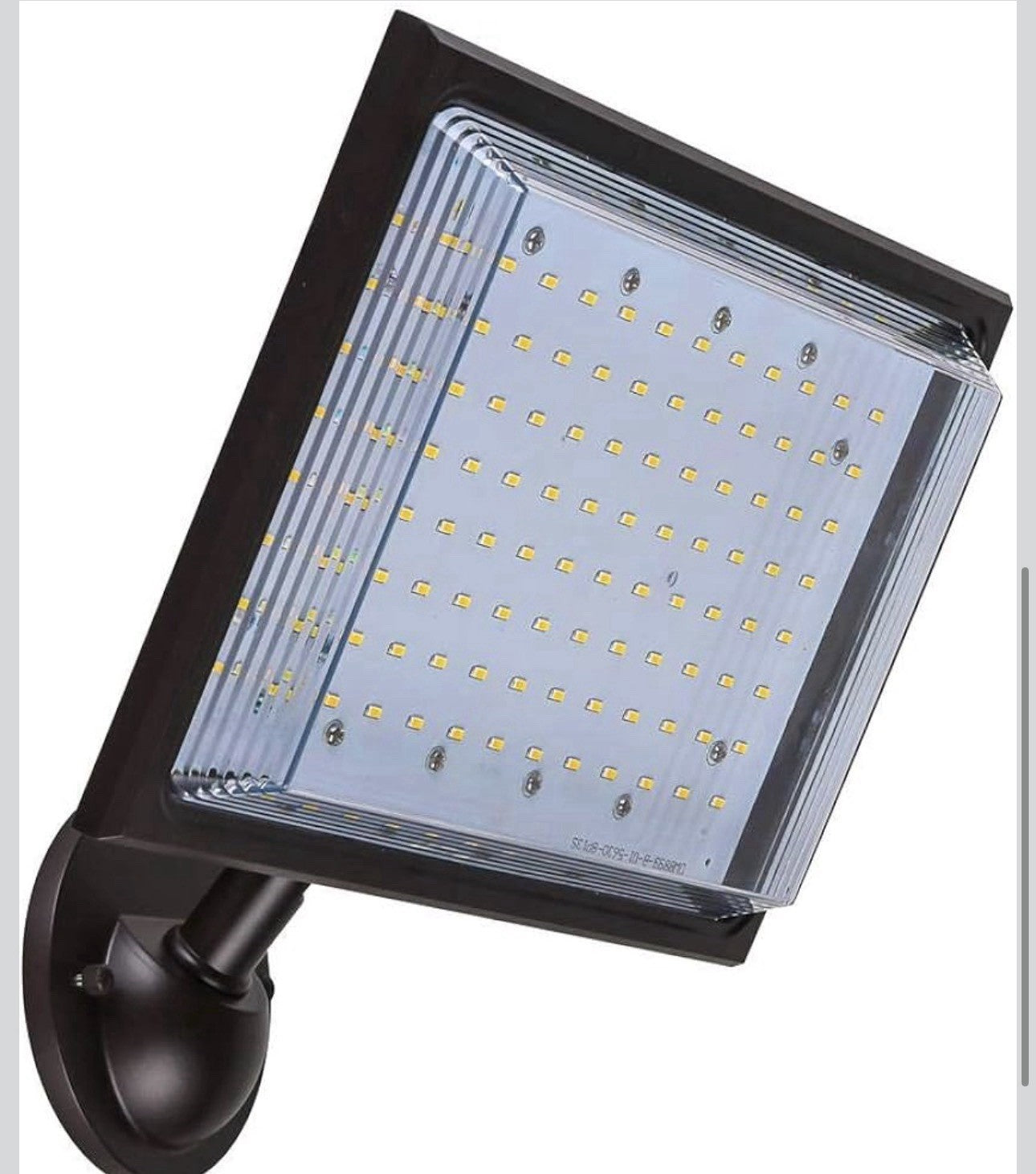 Commercial Electric 46W LED Outdoor Flood Light Bronze Dusk to Dawn 5200 Lumens5