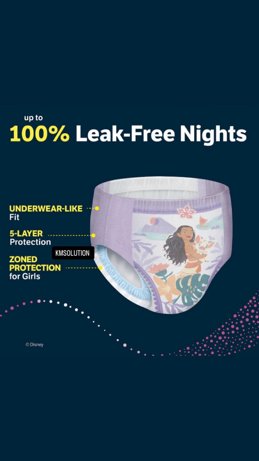 Goodnites Nighttime Bedwetting Underwear For Girls Size S/M (43-68 lbs) 74 Count3