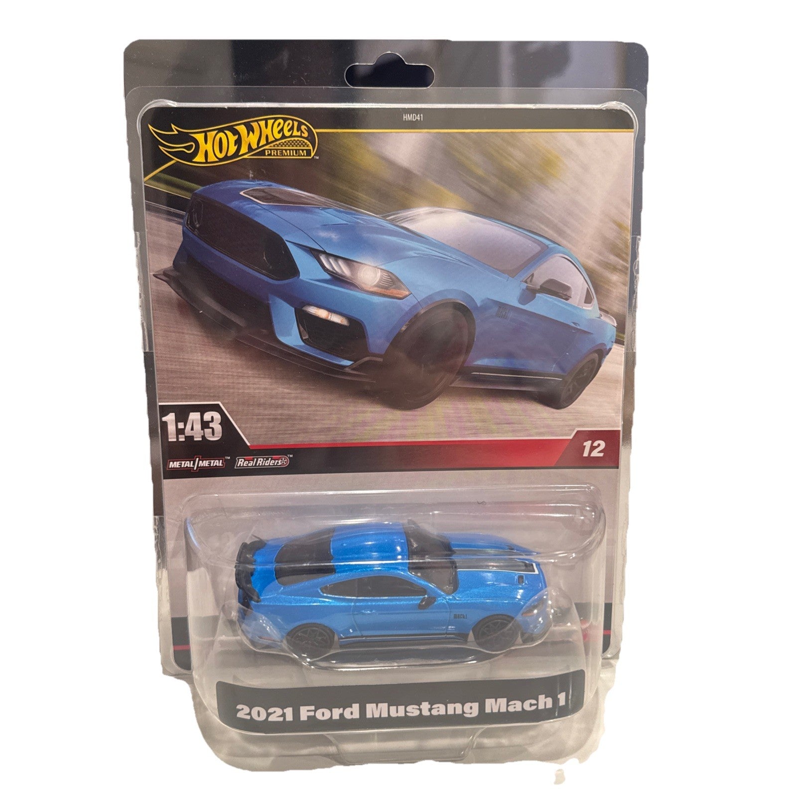 Hot Wheels Premium 1:43 2021 Ford Mustang Mach 1 –  Metal/Metal0