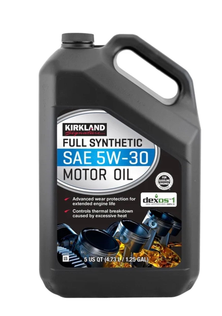 Kirkland Signature Synthetic Oil 5W-30 Full Synthetic 2 Pack 5 Qt2