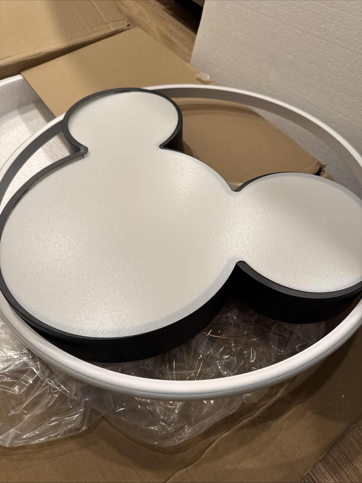 Kids Cartoon Mouse LED Ceiling Light 20’’ Flush Mount Nursery Lamp4