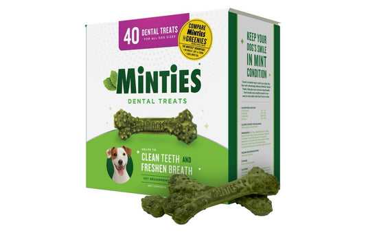 Minties Dental Treats 40ct For ALL DOG SIZES, Help To Clean Teeth And Freshen…2