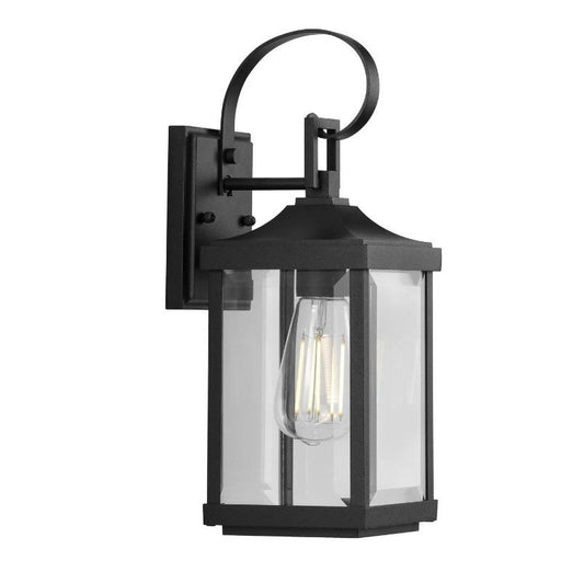 Progress Lighting Gibbes Street Small Outdoor Wall Lantern Black - NEW0