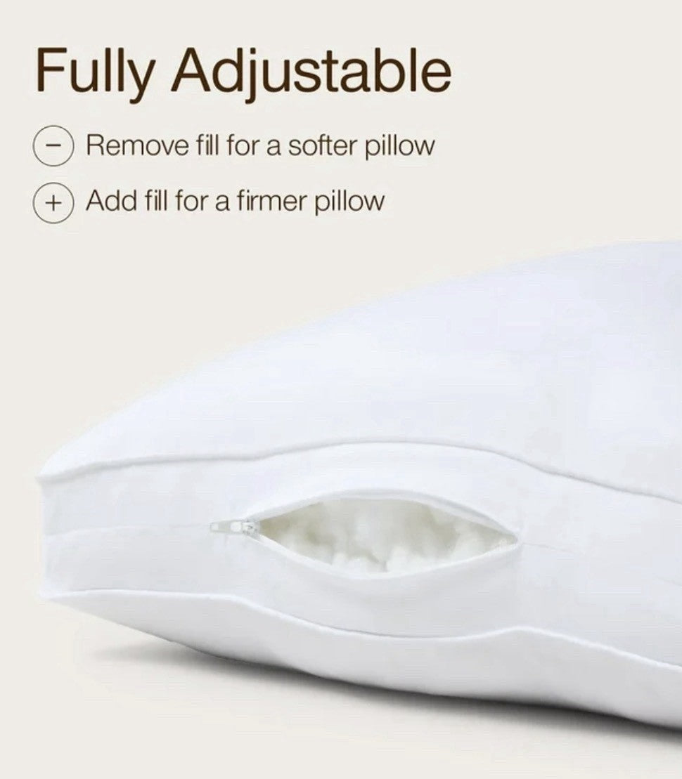 Coop Home Goods Adjustable Down Alternative Pillow 2 Pack Standard/Queen2
