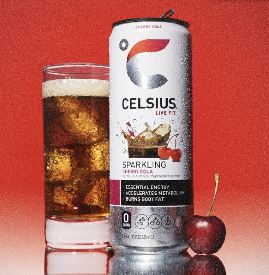 CELSIUS Sparkling Cherry Cola Energy Drink 12oz Cans | 12 Pack | Sugar Free3