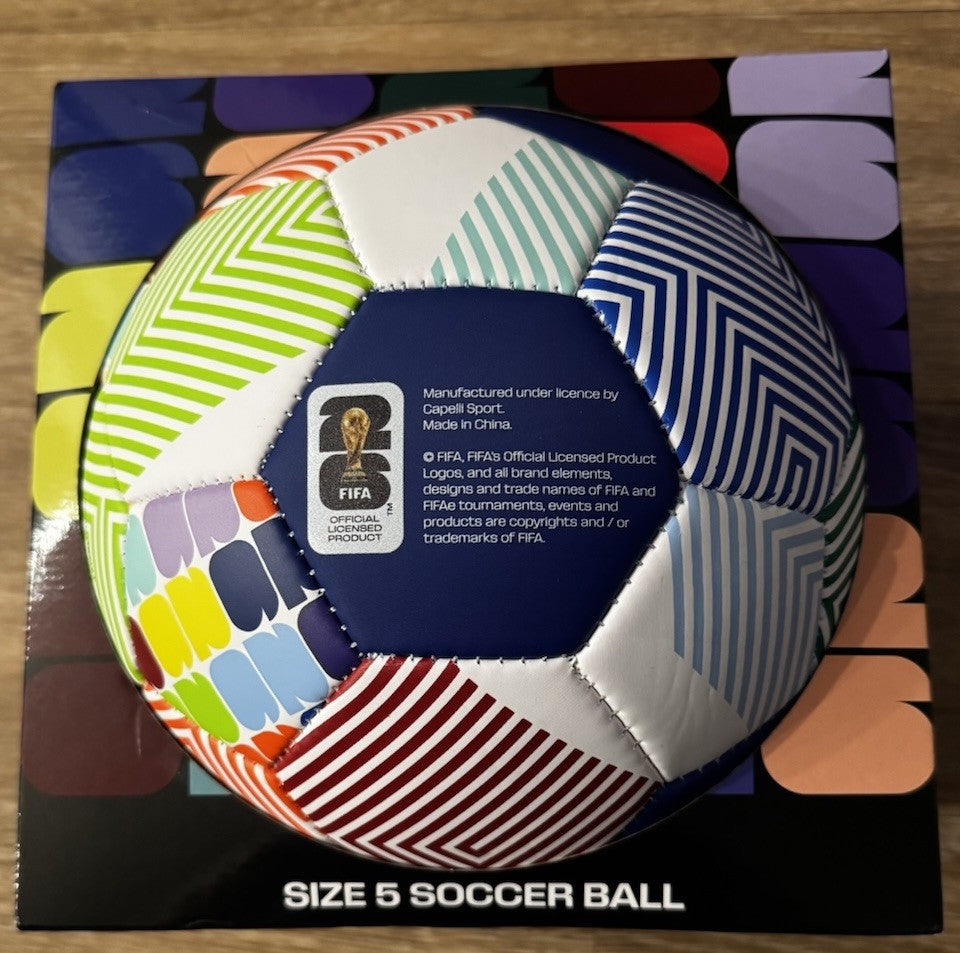 FIFA World Cup 2026 Size 5 Soccer Ball Licensed Fan Edition New Sealed2