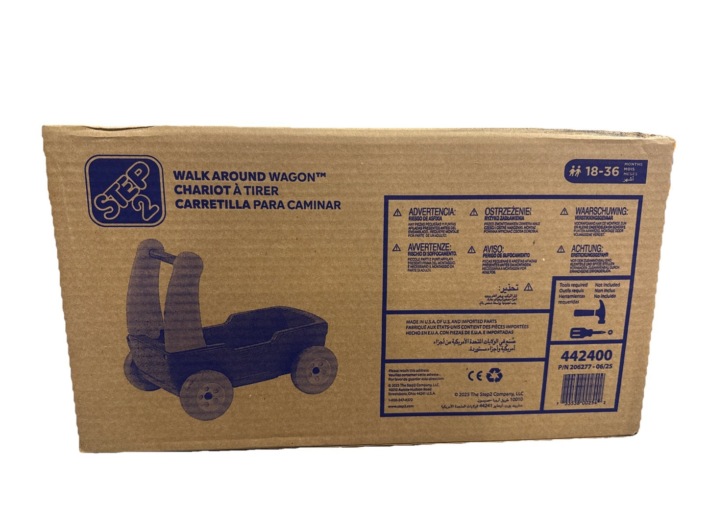 Step2 Walk Around Wagon Push Toy for Toddlers 18–36 Months Red1