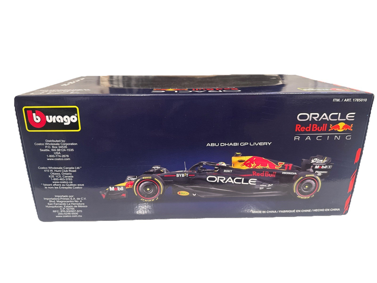 Bburago Red Bull RB19 F1 1:18 Sergio Perez #11 Abu Dhabi GP 20232