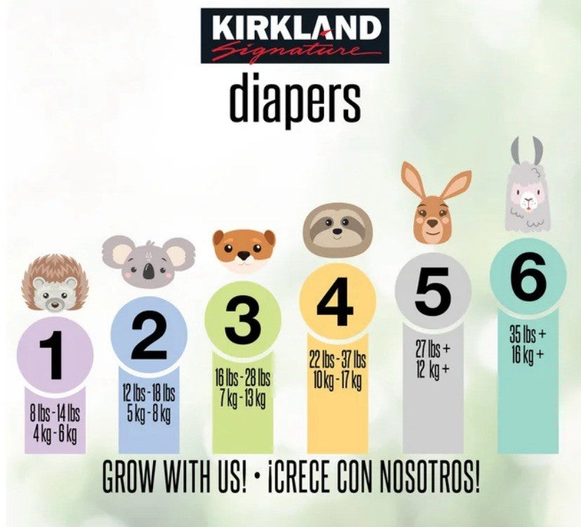 Kirkland Signature Baby Diapers Size 2 (12-18 lbs) 112 Count - New & Sealed5