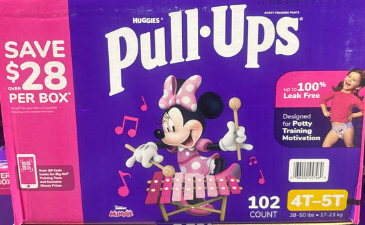 Pull-Ups Learning Designs Training Pants for Girls 4T-5T (38-50 lbs) 102 Count0