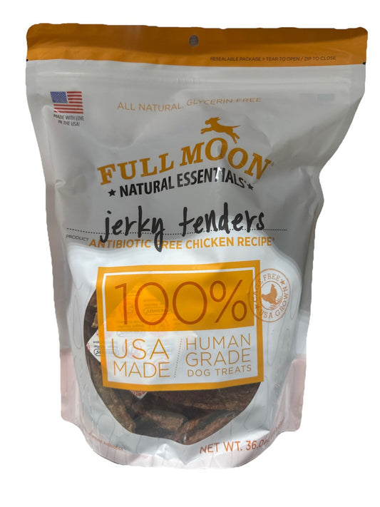 Full Moon Chicken Jerky Tenders Dog Treats 36 oz USA Made Human Grade0
