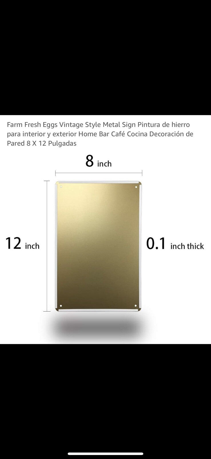 Metal Sign Chicken Egg High Quality Friendly Shabby Free Shipping New1