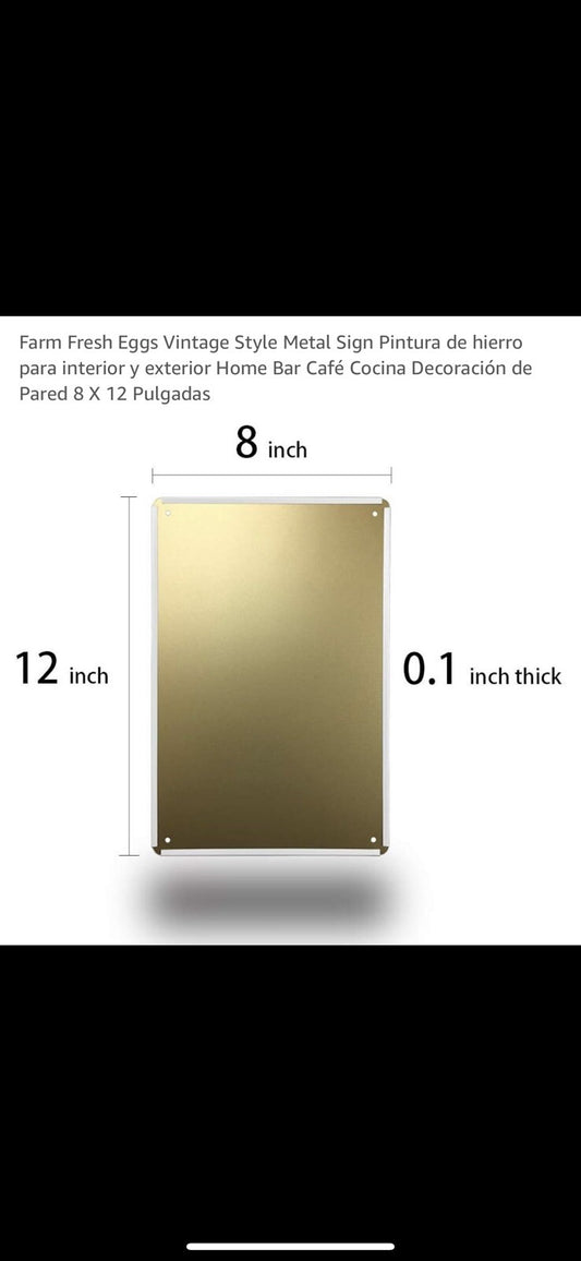 Metal Sign Chicken Egg High Quality Friendly Shabby Free Shipping New1