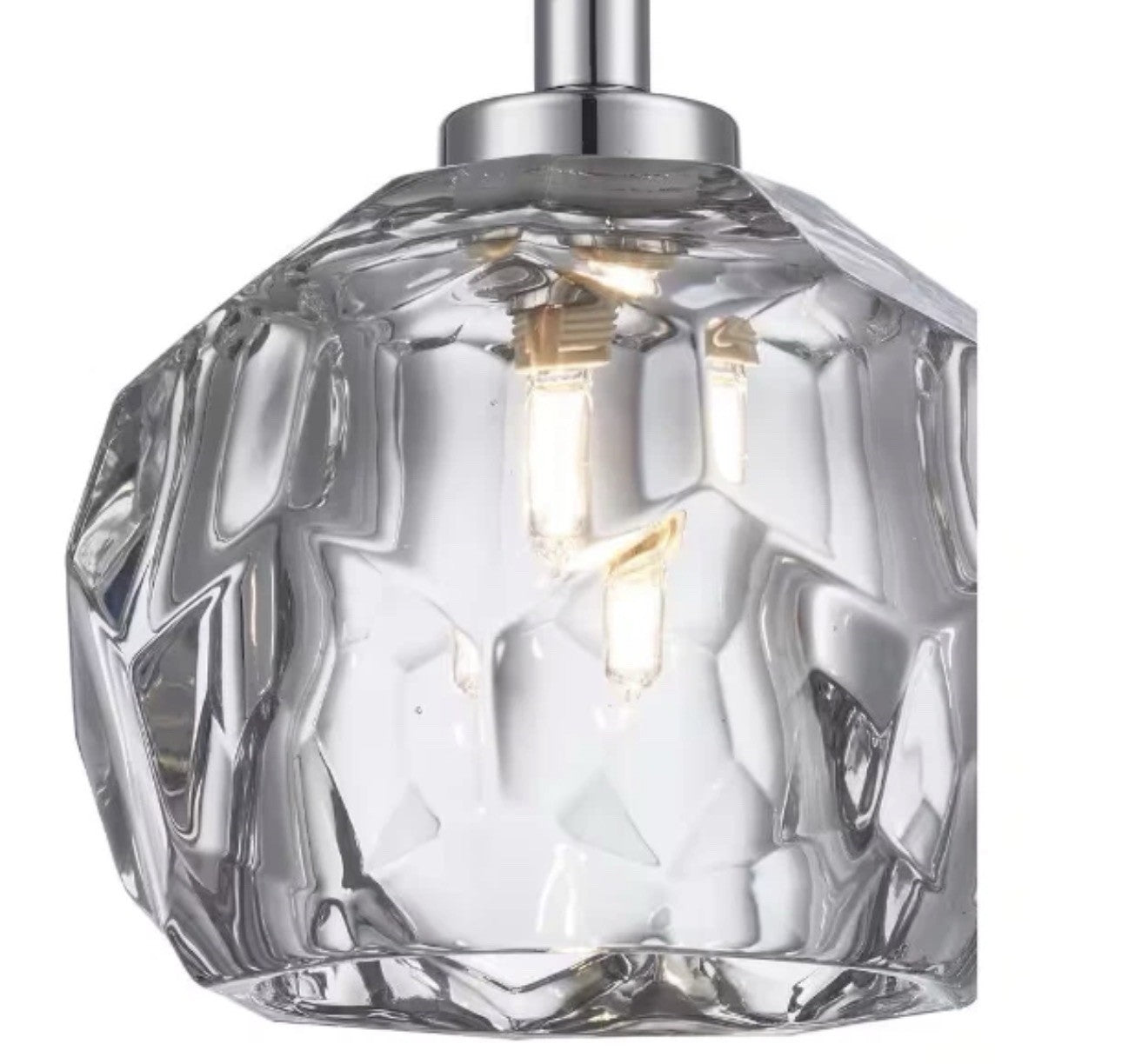 Trans Globe 1-Light Pendant Light Brushed Nickel Clear Glass G9 Dimmable4