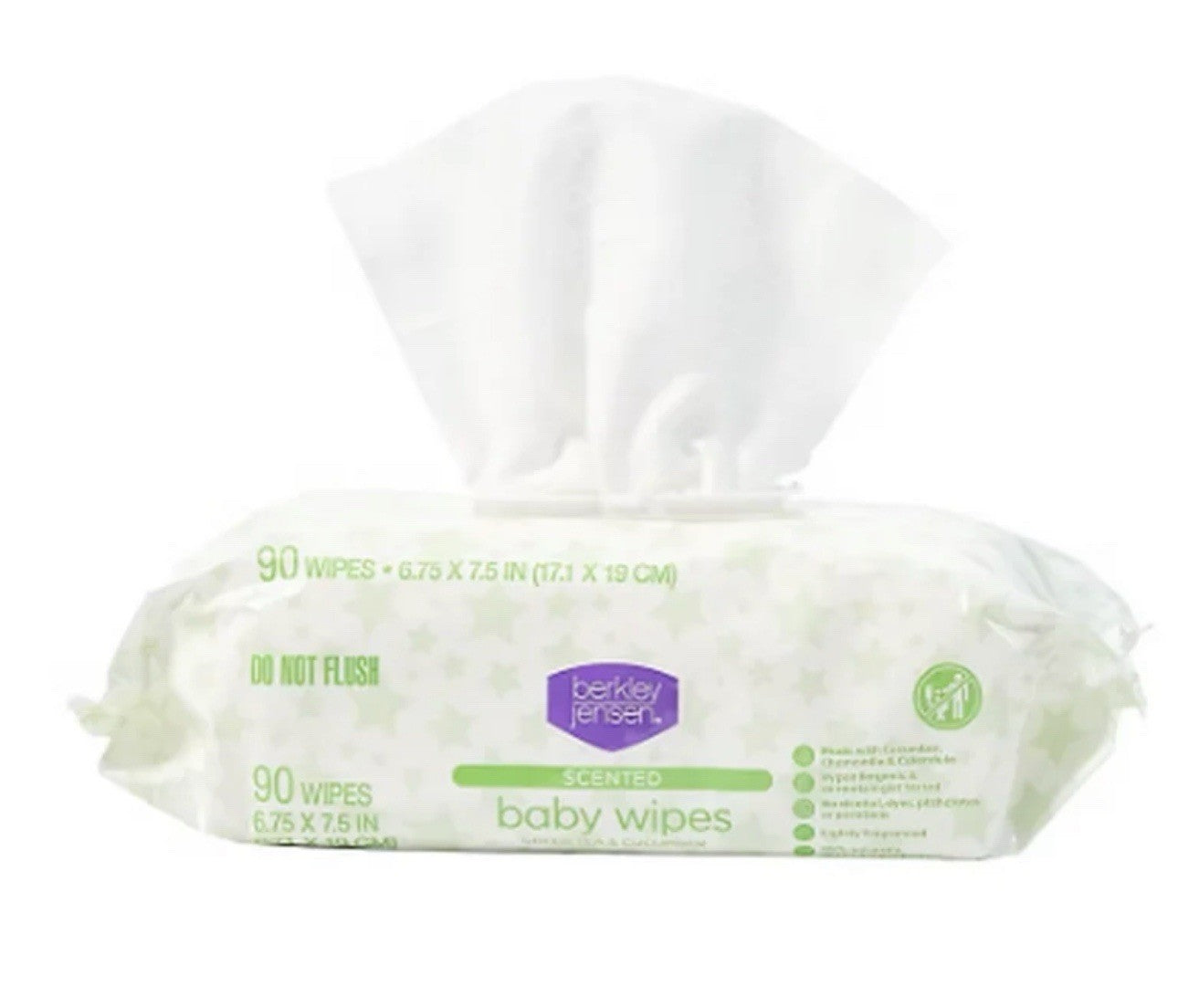 Berkley Jensen Green Tea & Cucumber Baby Wipes 1080 Count - NEW1