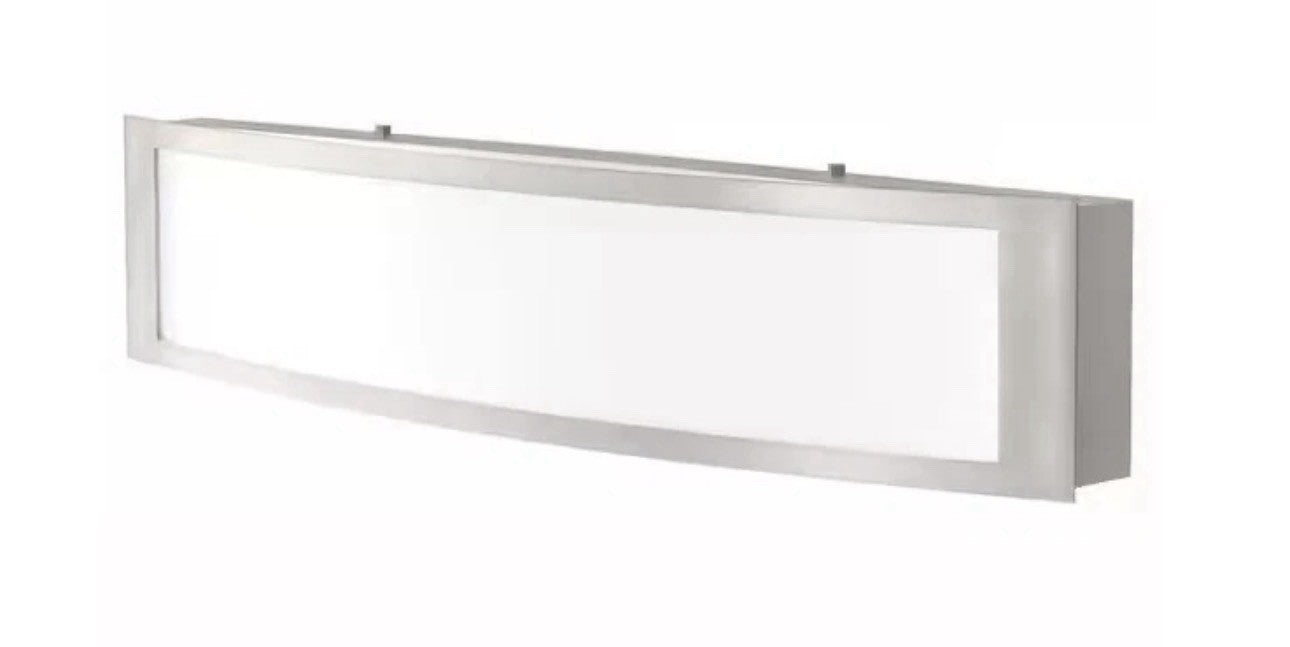 Hampton Bay Woodbury LED Vanity Light 24in Brushed Nickel 3000K 1