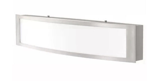 Hampton Bay Woodbury LED Vanity Light 24in Brushed Nickel 3000K 1