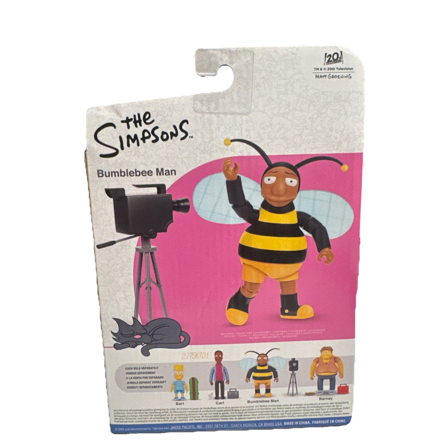 The Simpsons Bumblebee Man Action Figure Jakks Pacific w/ Camera Accessory1