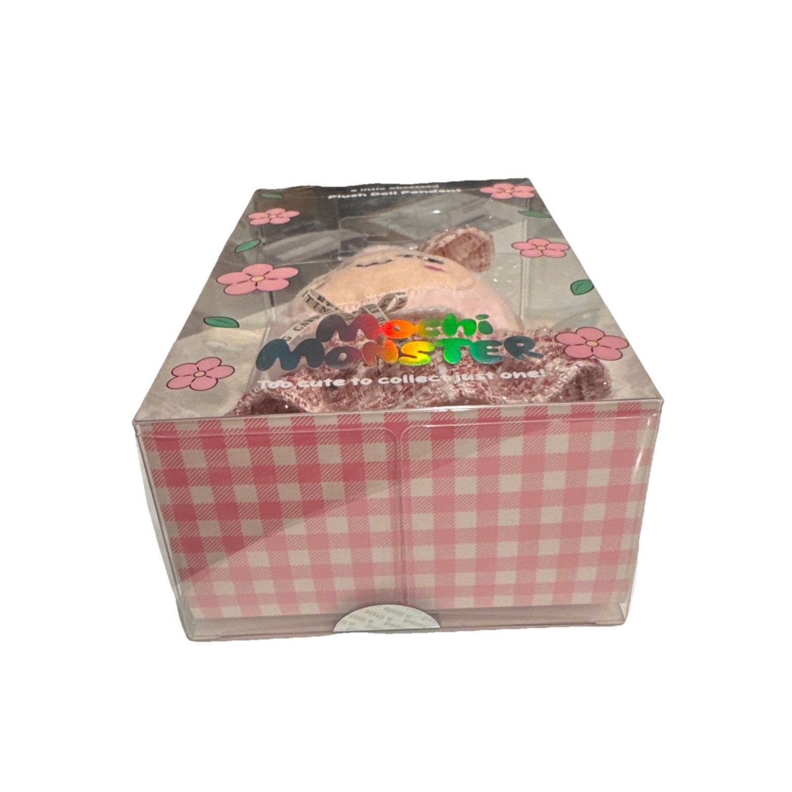 Mochi Monster Plush Doll Pendant– Cute Collectible – New in Box (Pink)3