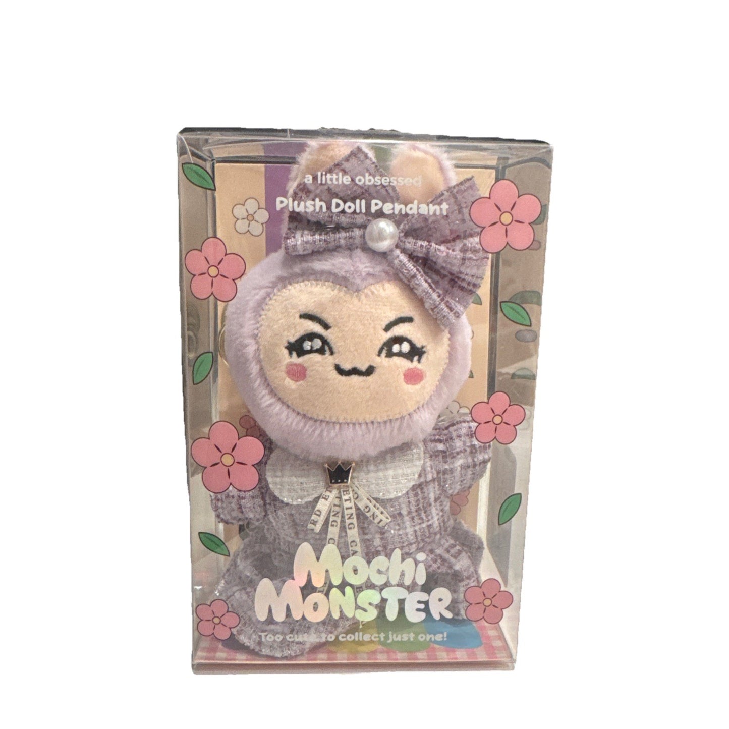 Mochi Monster Plush Doll Pendant– Cute Collectible – New in Box (Purple)0