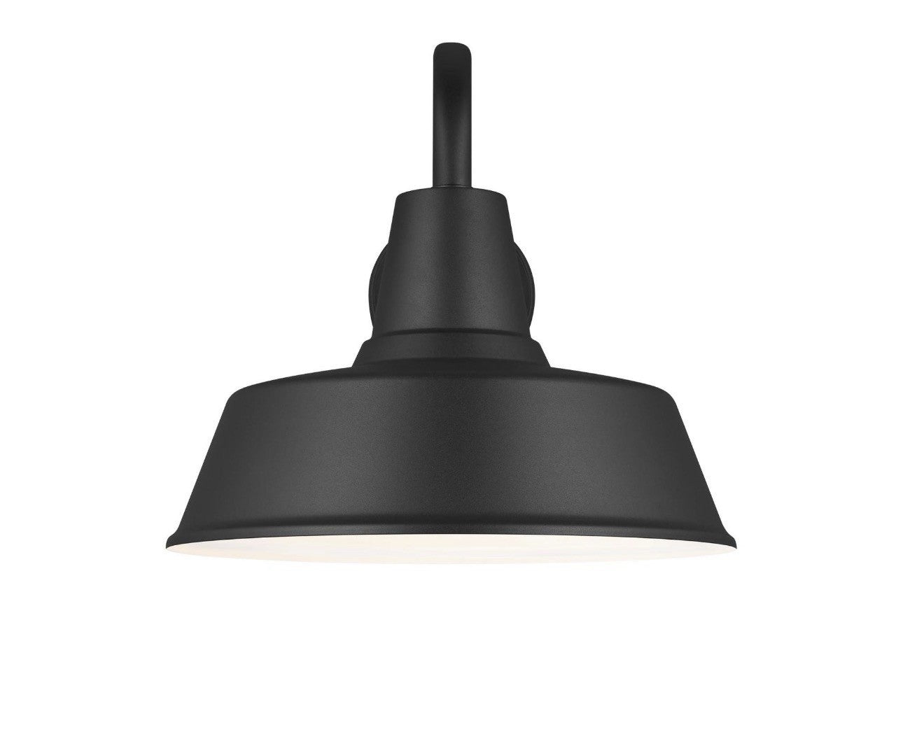 Modern Black Outdoor Wall Lantern, Barn Light Style, for Porch or Patio1