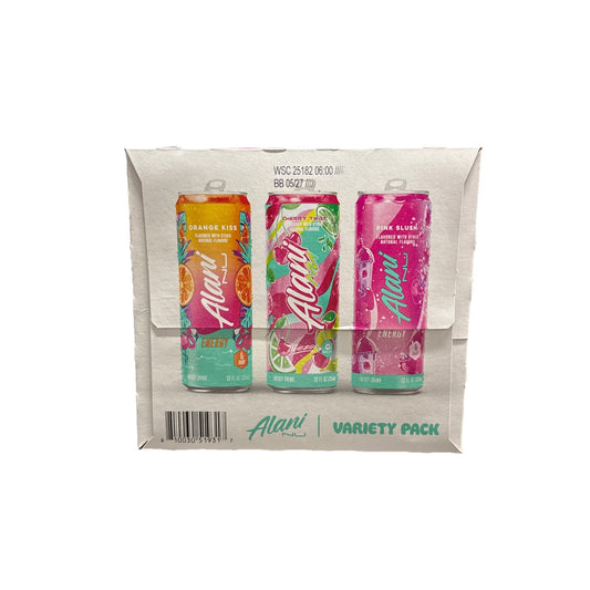 Alani Nu Variety Pack 18 Cans 12 Fl Oz Energy Drink, Orange Kiss Pink Slush…1