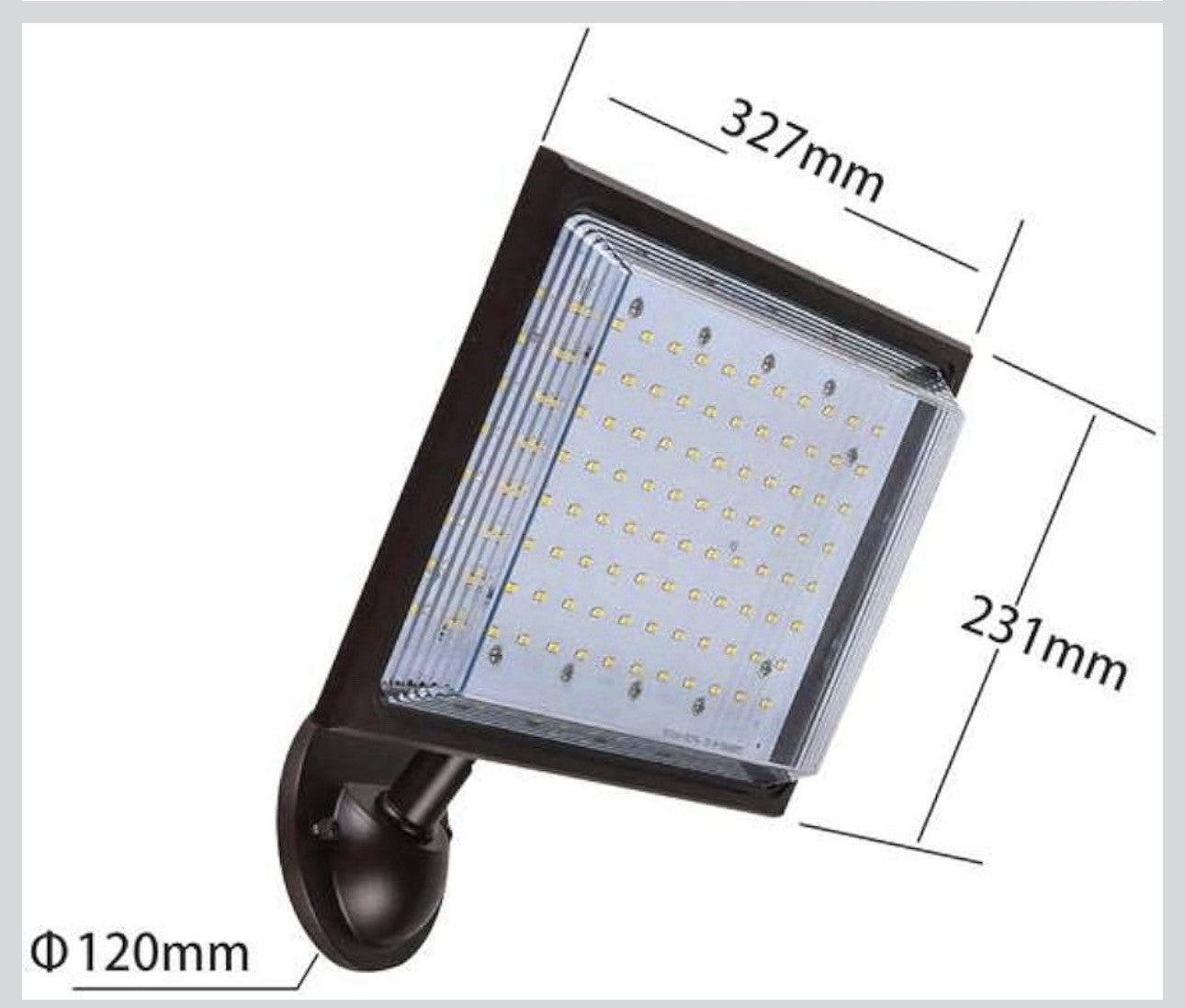 Commercial Electric 46W LED Outdoor Flood Light Bronze Dusk to Dawn 5200 Lumens3