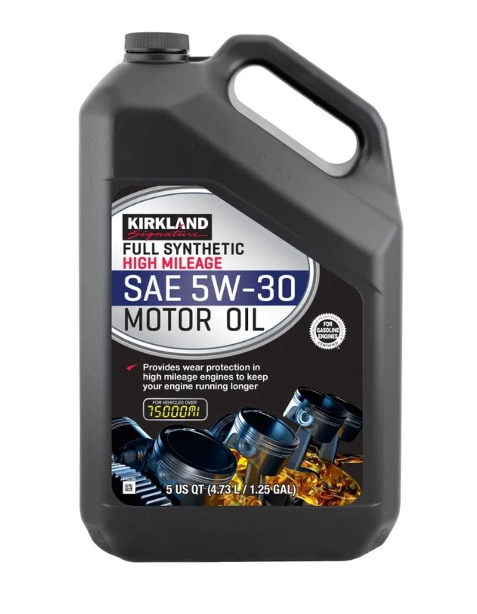 Kirkland Signature 5W-30 High Mileage Synthetic Oil 2 Pack 5 Qt2
