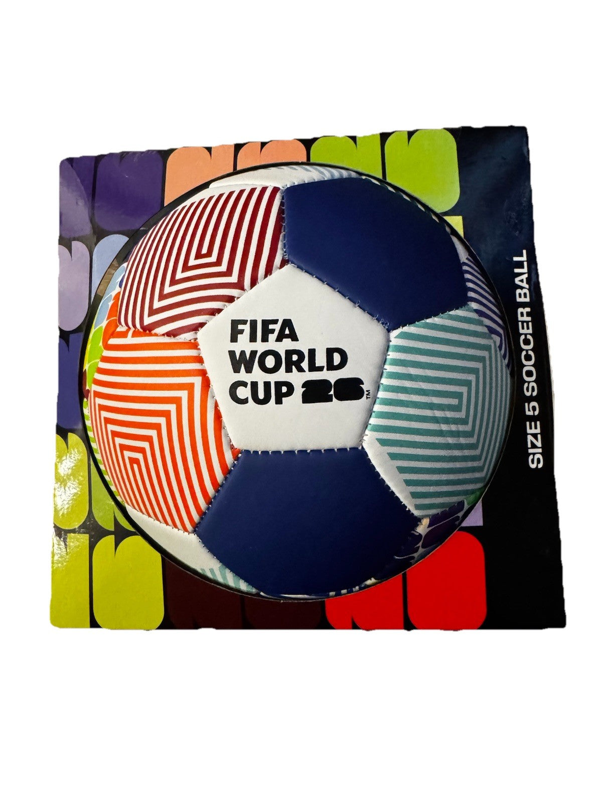FIFA World Cup 2026 Size 5 Soccer Ball Licensed Fan Edition New Sealed0