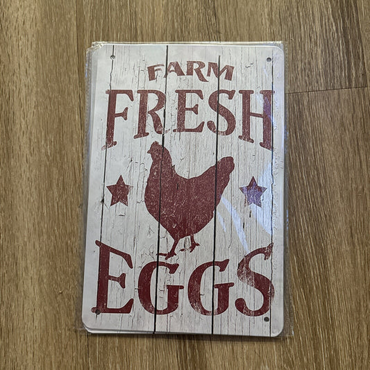 Metal Sign Chicken Egg High Quality Friendly Shabby Free Shipping New0