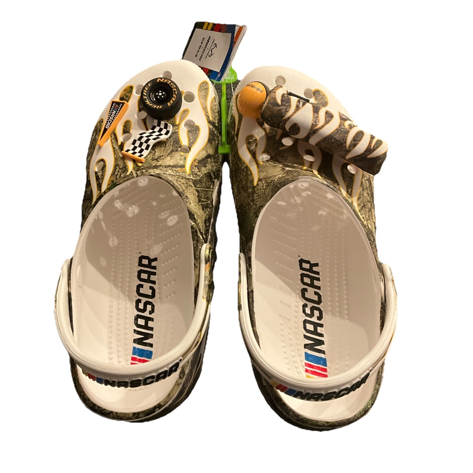 Crocs NASCAR Realtree Clog Camouflage Unisex US M9 W11 New with Tags Charms6