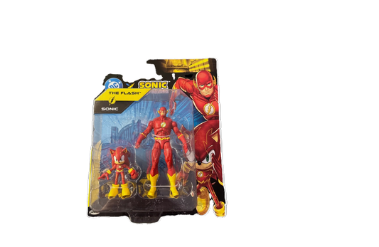 DC Sonic Crossover The Flash & Sonic Action Figures Jakks Pacific