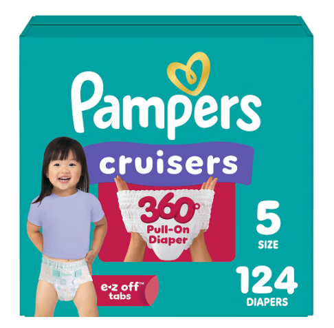 Pampers Cruisers 360° Fit Pull-On Diapers, Sizes 4-7