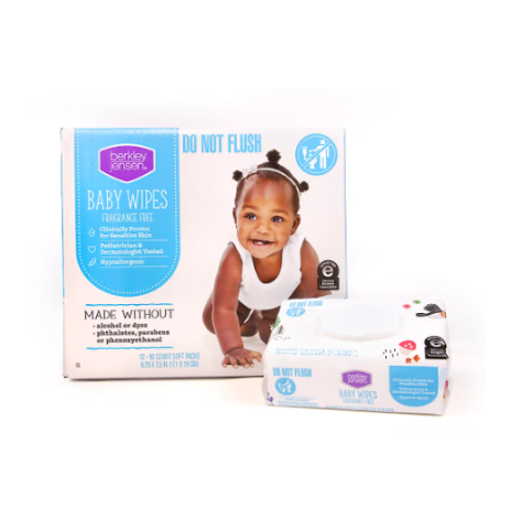 Berkley Jensen Baby Wipes, Fragrance Free, 1080 Count