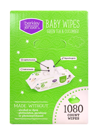 Berkley Jensen Green Tea & Cucumber Baby Wipes, 1080 Count