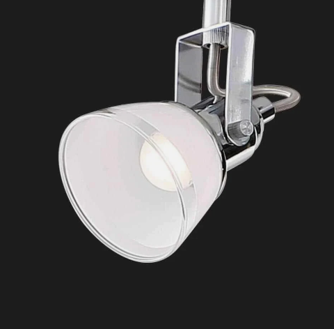 Hampton Bay 4 ft 6-Light Chrome Integrated LED Track Lighting Kit Adjustable Ceiling Fixture