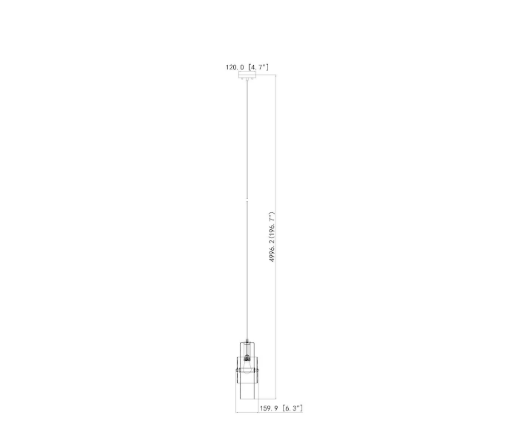 Z-Lite Cayden 1-Light Pendant Light with Clear & Etched Opal Glass, Brushed Nickel Finish