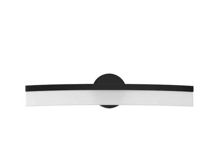 Origin 21 Lynnpark 26.5-Inch 4-Light Integrated LED Vanity Light Bar, Matte Black Finish