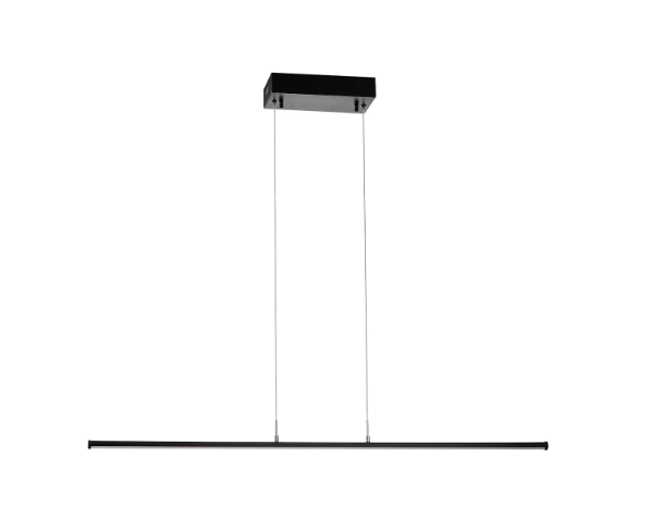 JONATHAN Y Conley 39.5-Inch Integrated LED Linear Pendant Light, Black Finish