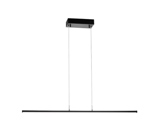 JONATHAN Y Conley 39.5-Inch Integrated LED Linear Pendant Light, Black Finish
