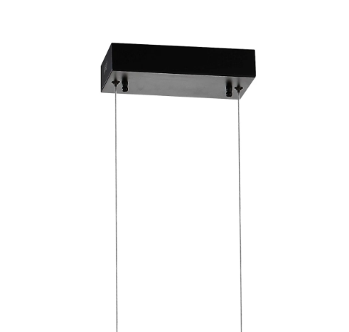 JONATHAN Y Conley 39.5-Inch Integrated LED Linear Pendant Light, Black Finish
