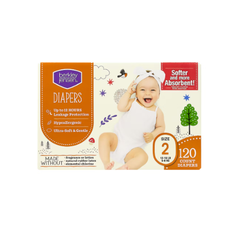 Berkley Jensen Ultra-Soft Baby Diapers Sizes 2–7