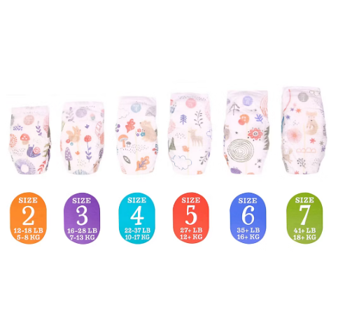 Berkley Jensen Ultra-Soft Baby Diapers Sizes 2–7